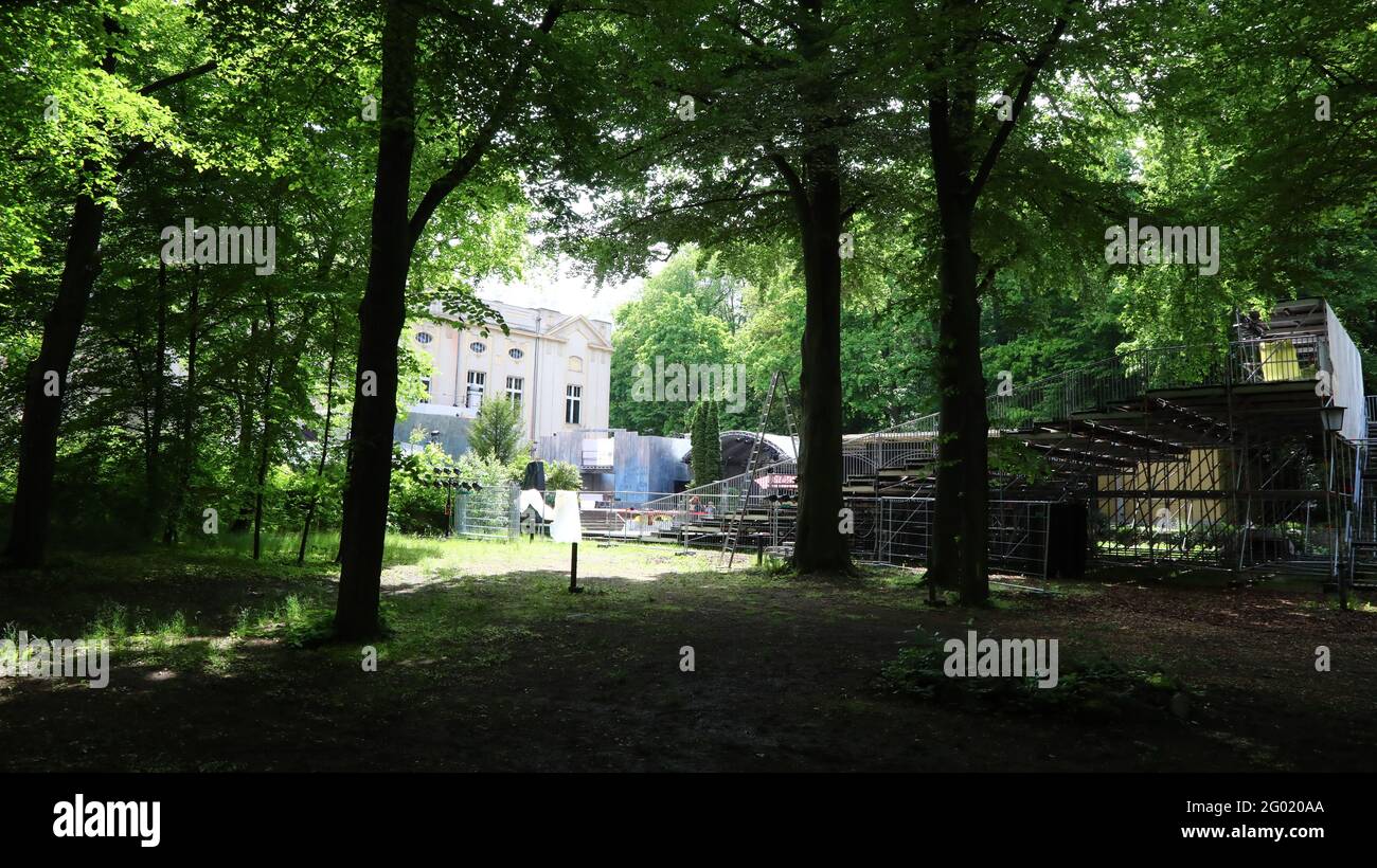 Stadthalle, Garten , Sommertheater, Görlitz Stock Photo Alamy