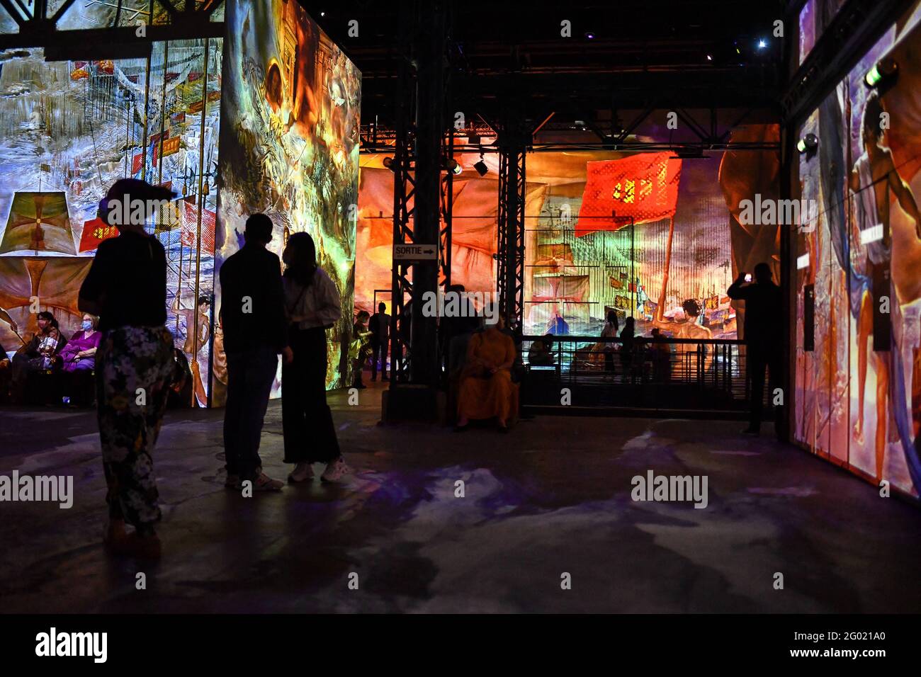 Atelier Des Lumieres Paris High Resolution Stock Photography And Images Alamy