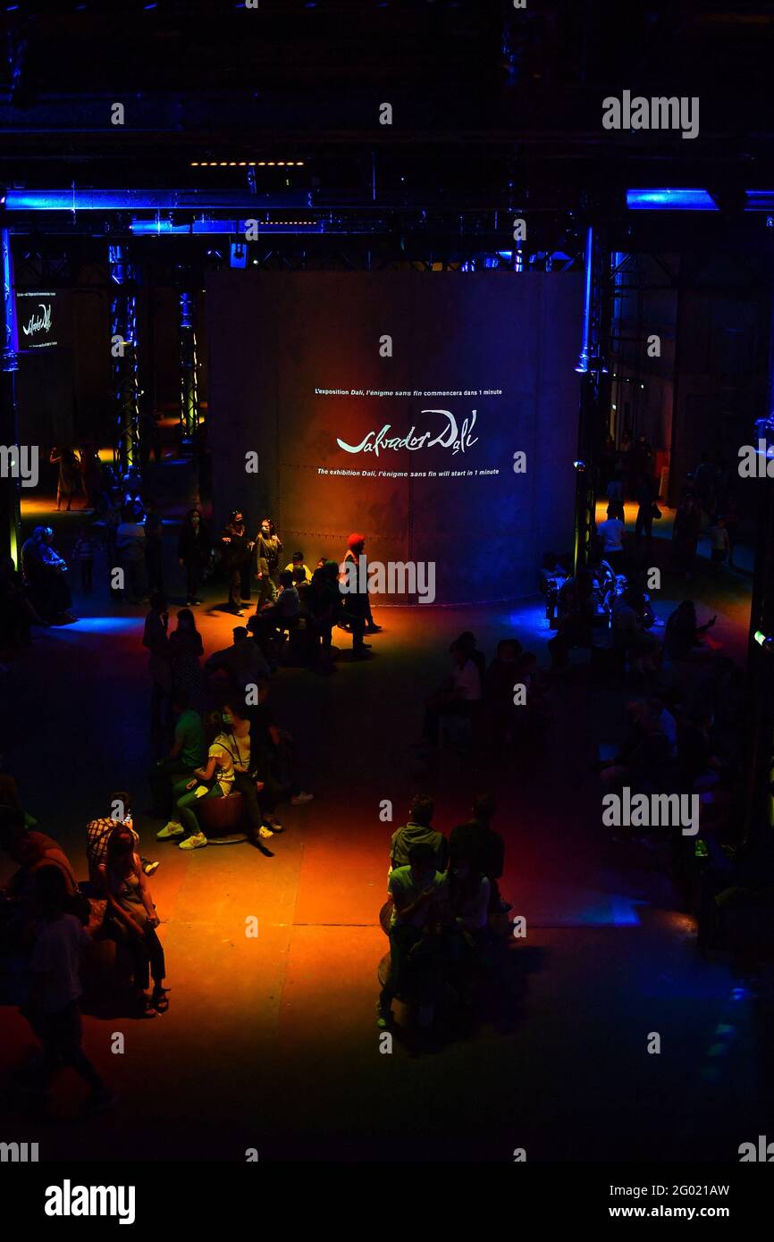 Atelier Des Lumieres Illuminated By The Famous And Singular Works Of Salvador Dali The Immersive Exhibition Dali The Never Ending Enigma Looks Back On More Than 60 Creative Years Of The Catalan Master