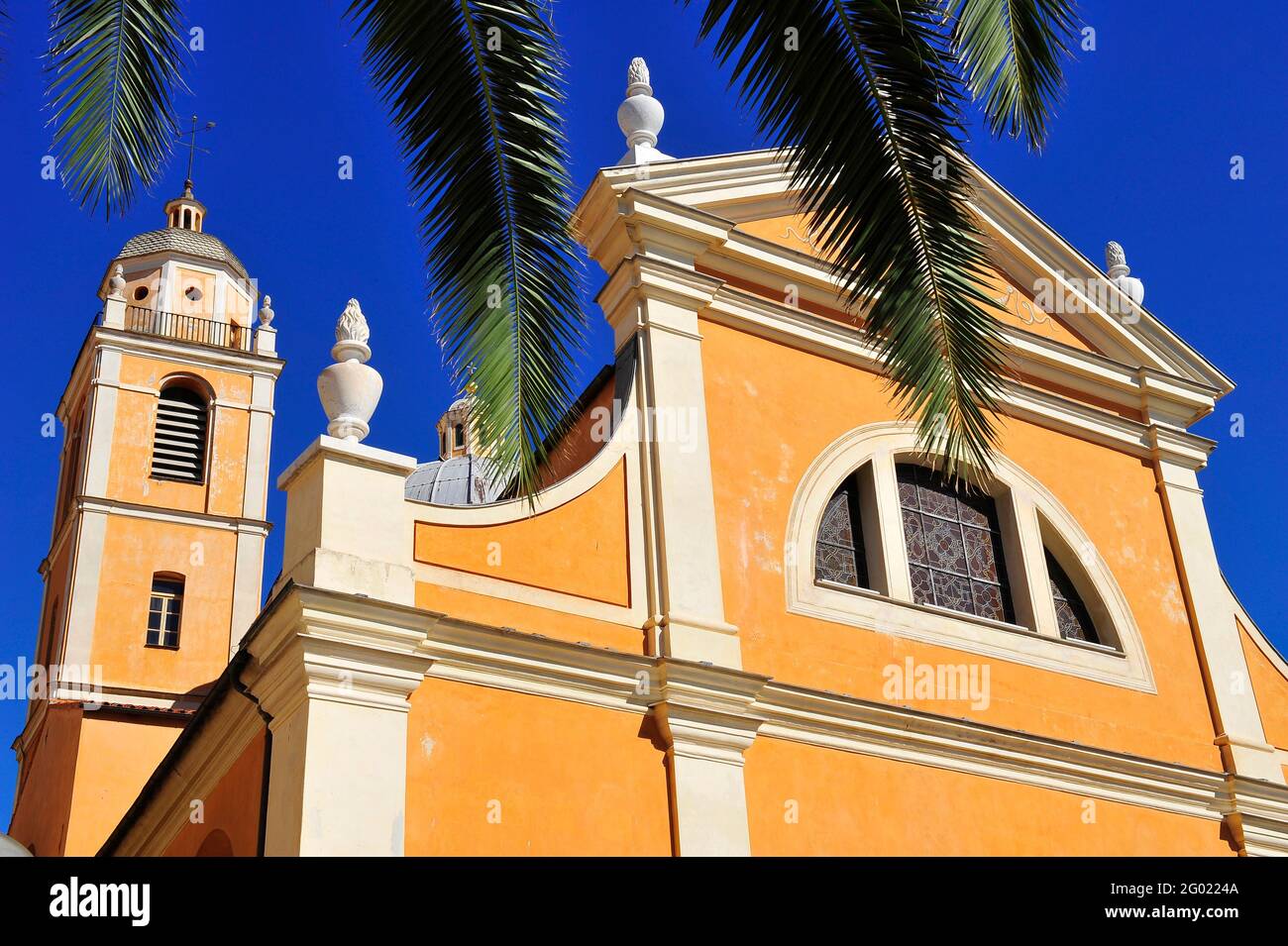 FRANCE. CORSE DU SUD (2A) AJACCIO, NOTRE DAME DE LA MISERICORDE CATHEDRAL Stock Photo