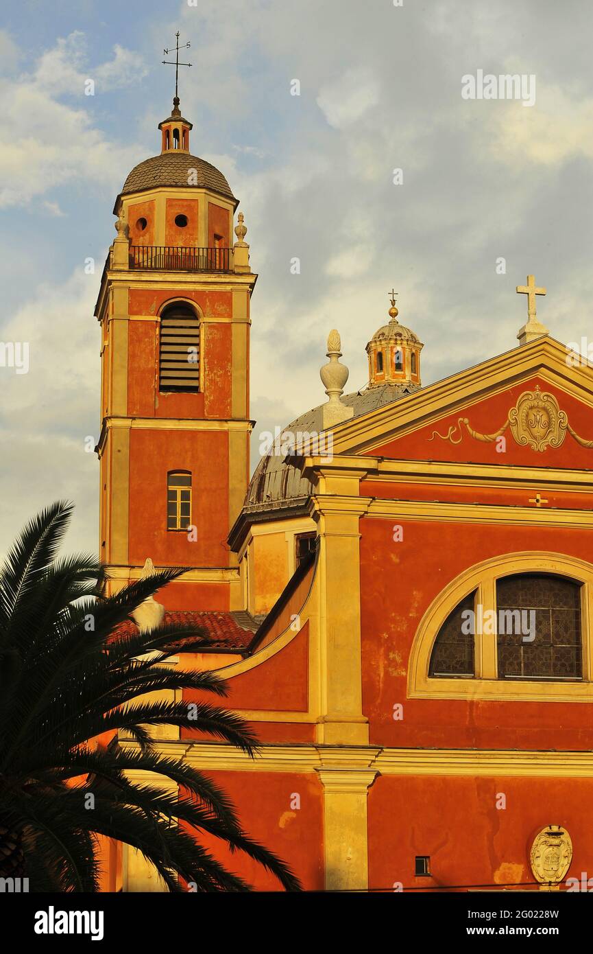 FRANCE. CORSE DU SUD (2A) AJACCIO, NOTRE DAME DE LA MISERICORDE CATHEDRAL Stock Photo