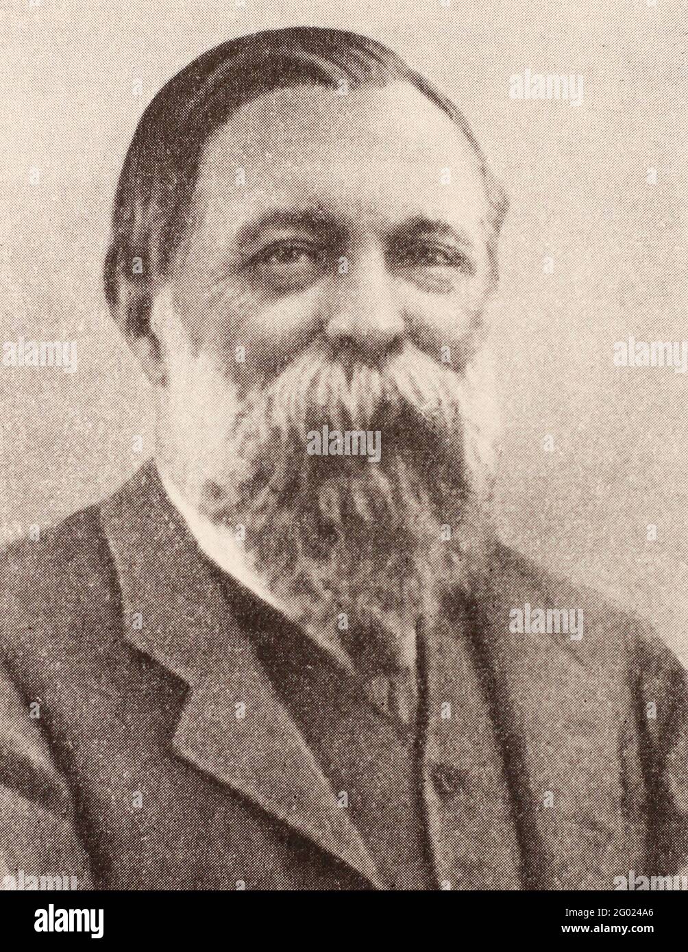 Fridrich Engels. Photo of 1890s Stock Photo - Alamy