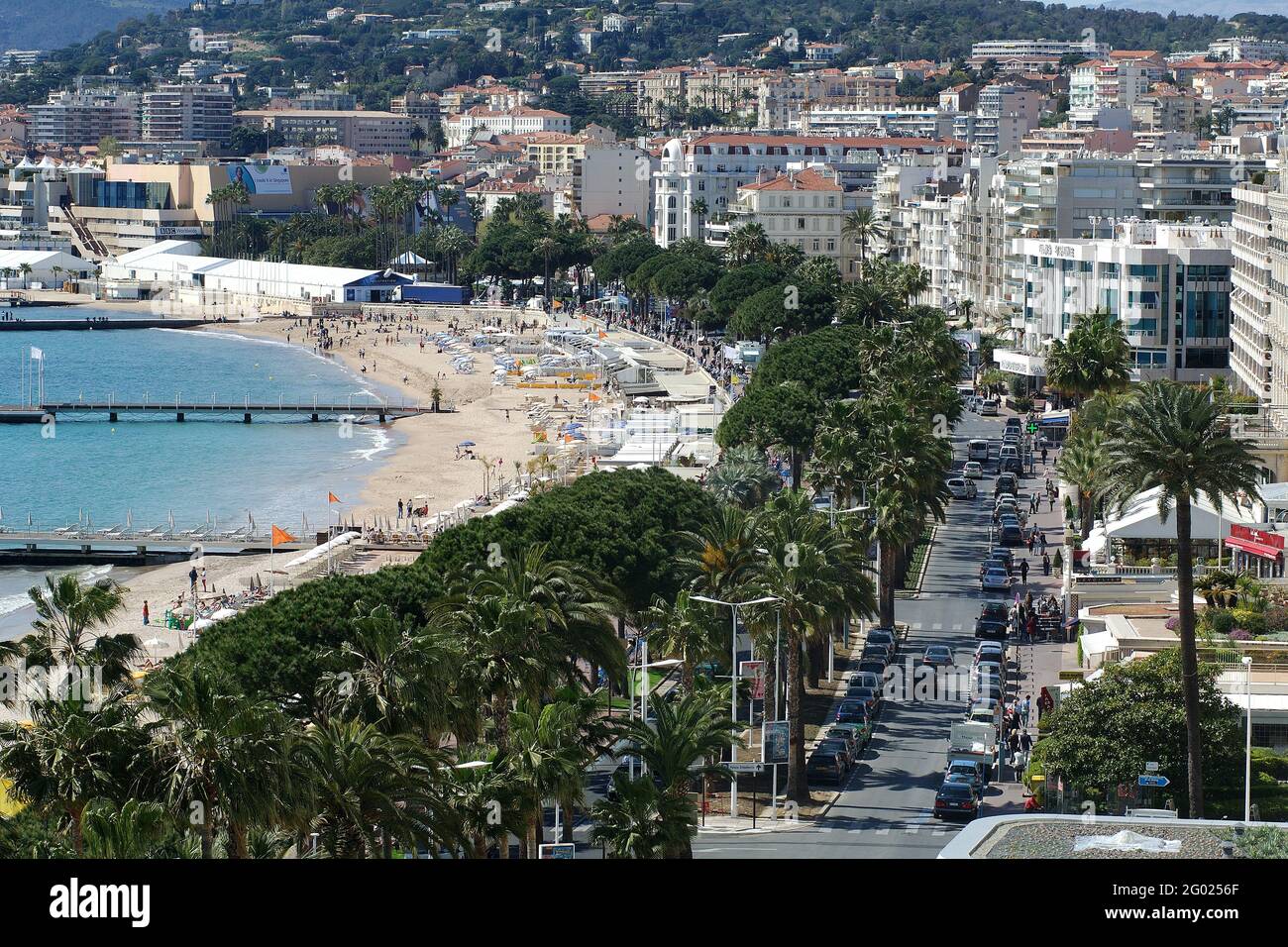 FRANCE. ALPES-MARITIMES (06) FRENCH RIVIERA. CANNES. CROISETTE BOULEVARD Stock Photo