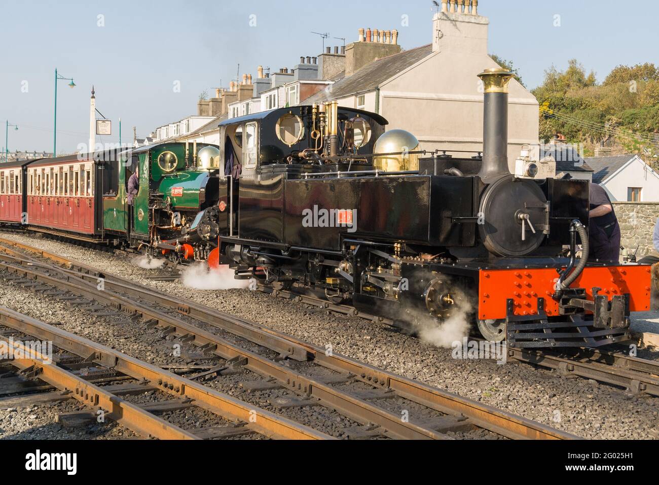 The Ffestiniog Railway - Wales Stock Photo