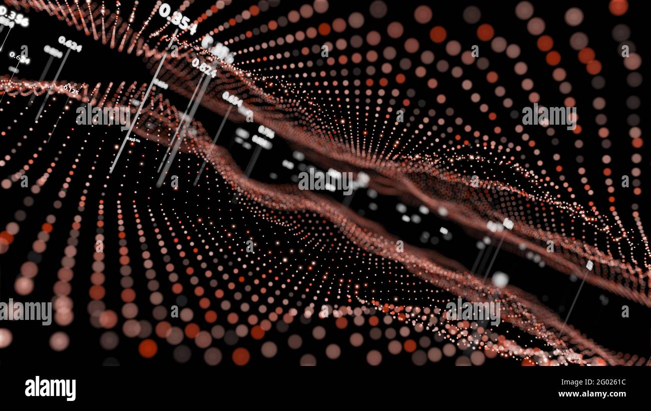 Big Data Visualization. Abstract structure Stock Photo - Alamy