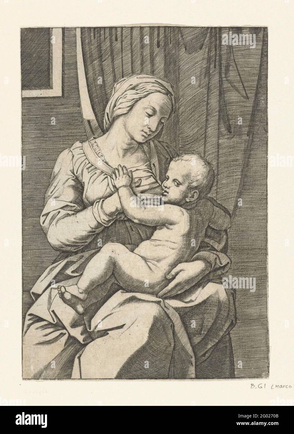 Maria met kind Stock Photo - Alamy