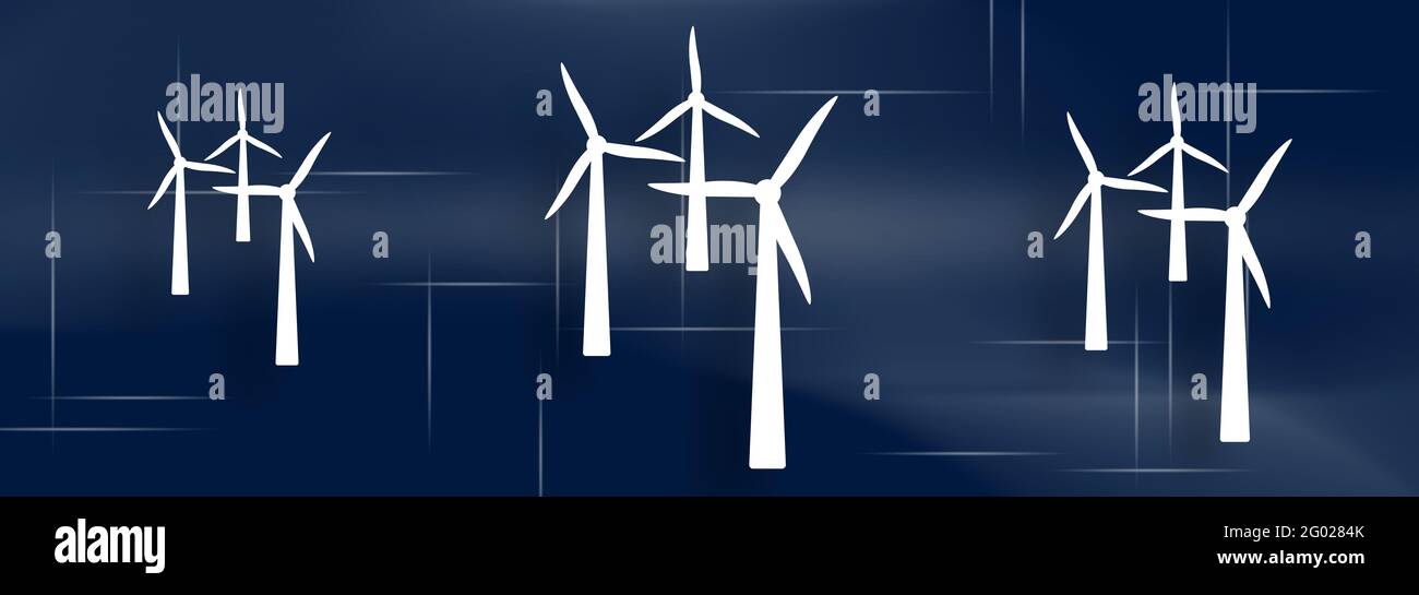Illustration of a clean energy concept Stock Photo - Alamy