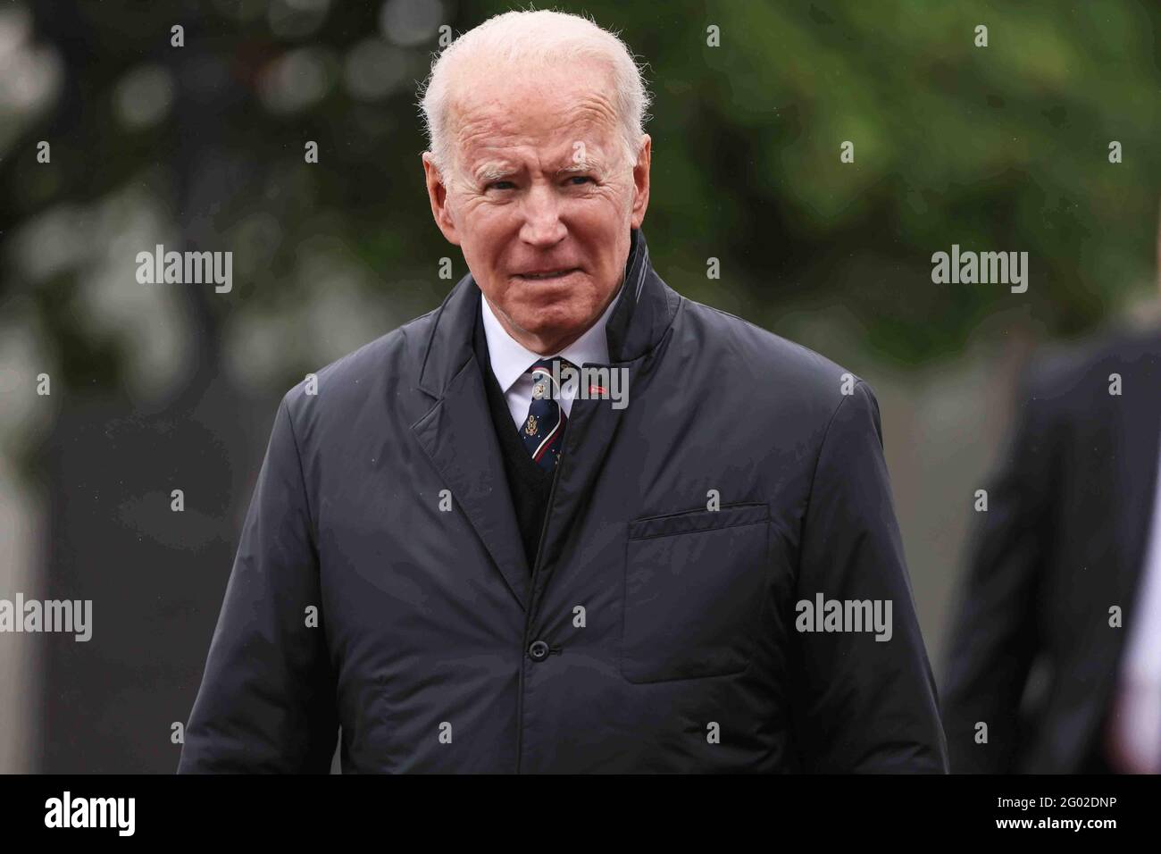 United States President Joe Biden departs a traditional Memorial Day Ceremony, Sunday, May 30, 2021, at Veterans Memorial Park in New Castle, Delaware.Credit: Saquan Stimpson/CNP /MediaPunch Stock Photo