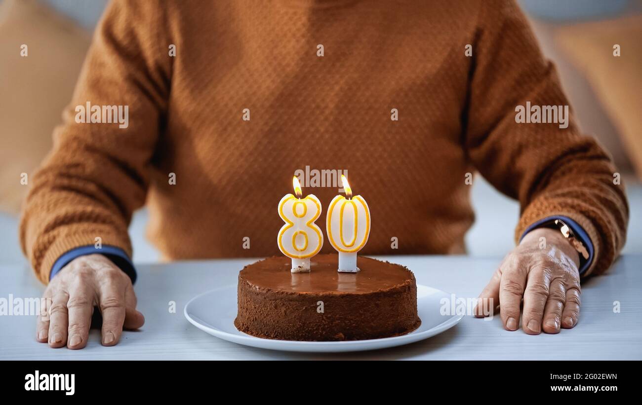 Elderly birthday cake candles hires stock photography and images Alamy