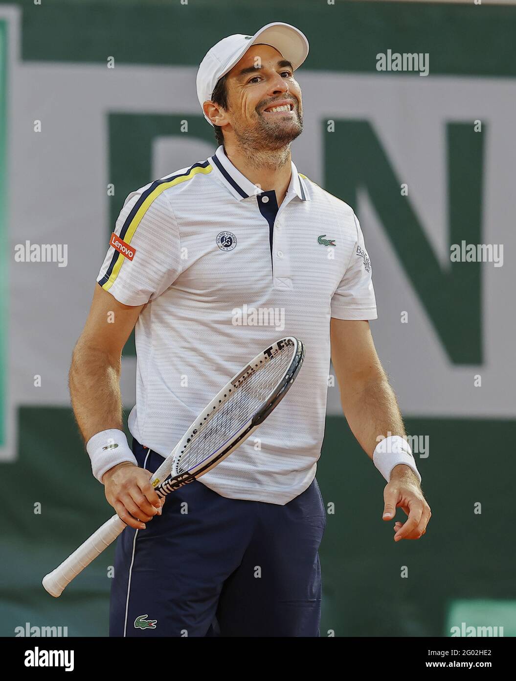 Jeremy Chardy of France during Roland-Garros 2021, Grand Slam tennis  tournament on May 30, 2021 at Roland-Garros stadium in Paris, France -  Photo Nicol Knightman / DPPI Stock Photo - Alamy