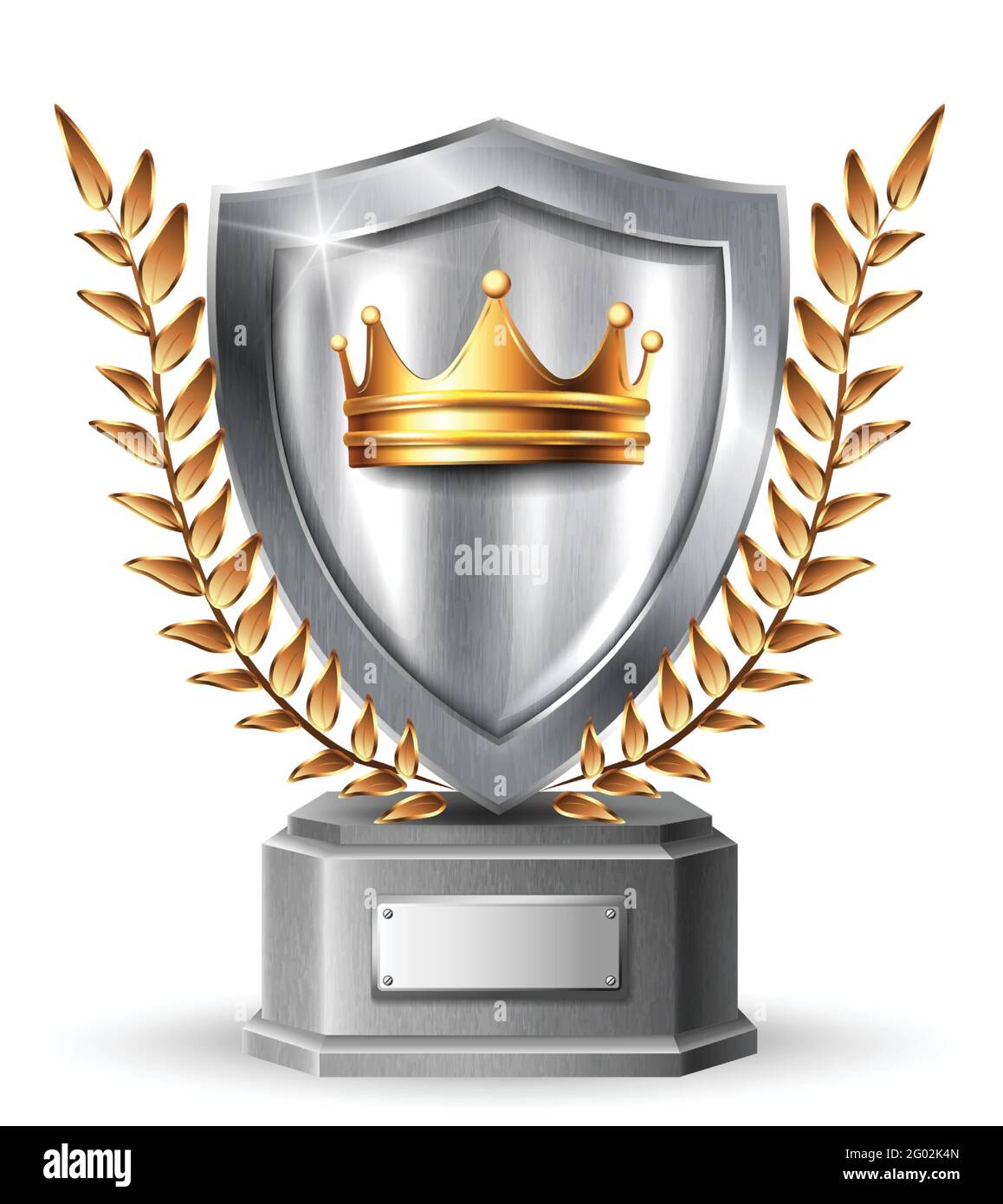 Blank Metal Shield Template