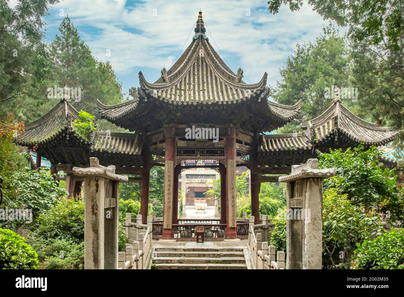 Gateway of Great Mosque of Xi'an, Shaanxi, China Stock Photo