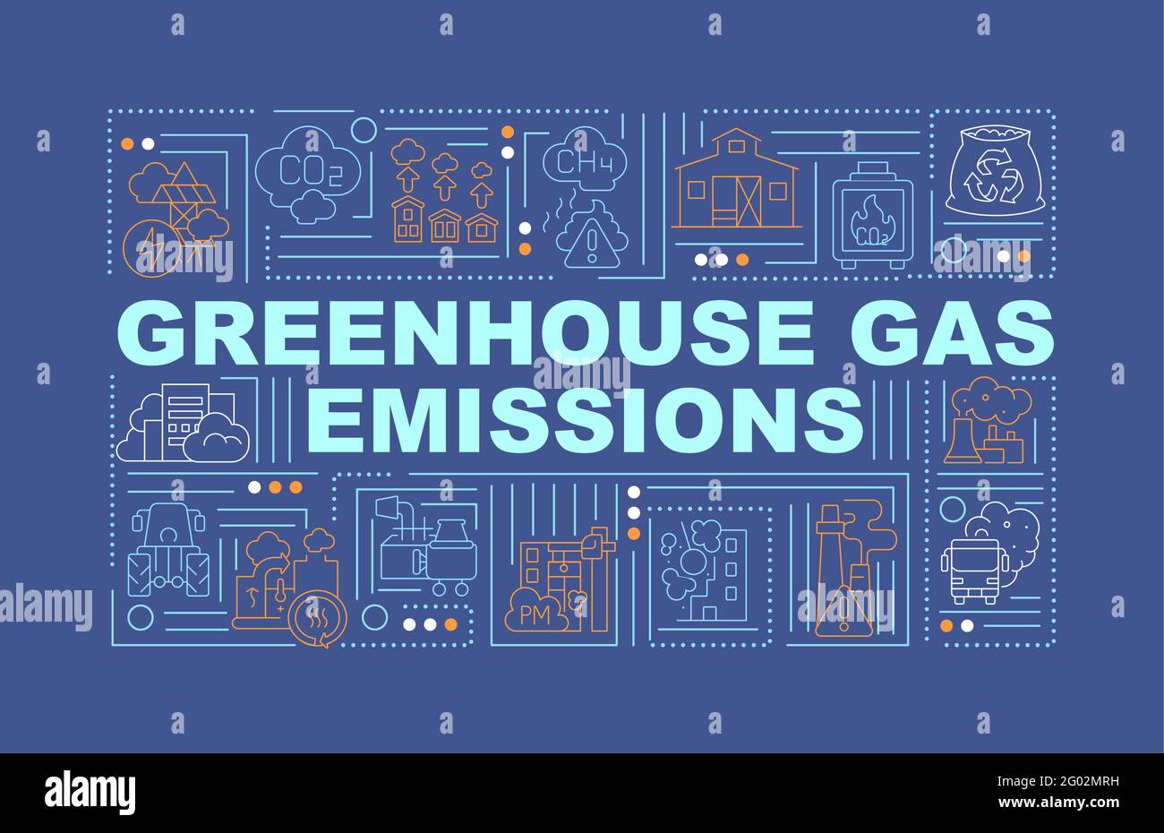 Greenhouse gas emissions word concepts banner Stock Vector Image & Art Alamy