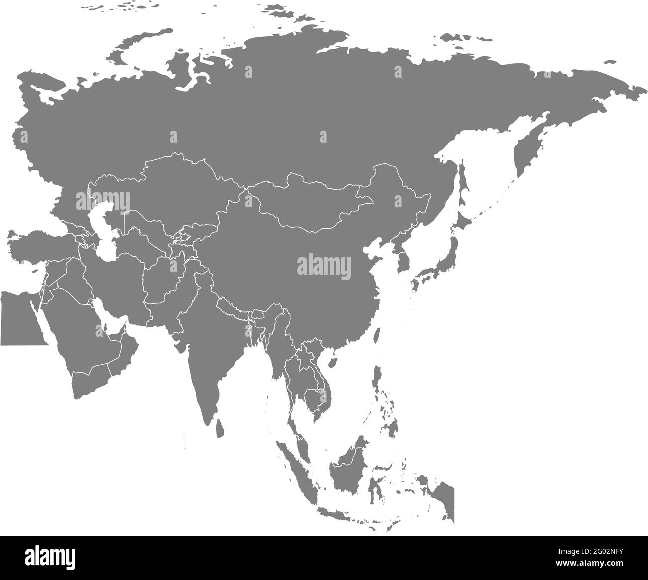 Map Of Asian Countries With Names Vector Illustration With Simplified Map Of Asian Countries. States Borders And Names. Grey Silhouette. White Outline. White Background Stock Vector Image & Art - Alamy Map Of Asian Countries With Names Vector Illustration With Simplified Map Of Asian Countries. States Borders And Names. Grey Silhouette. White Outline. White Background Stock Vector Image & Art - Alamy