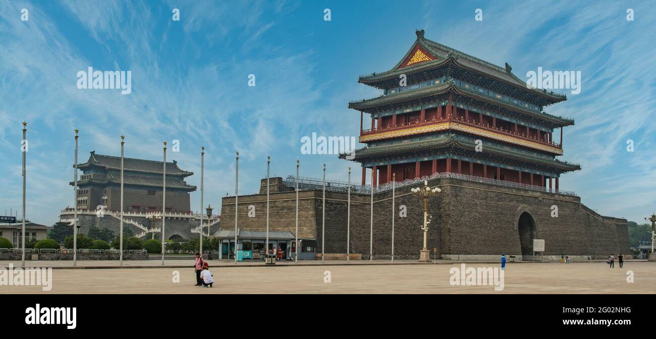 South Entrance to Tiananmen Square, Beijing, China Stock Photo