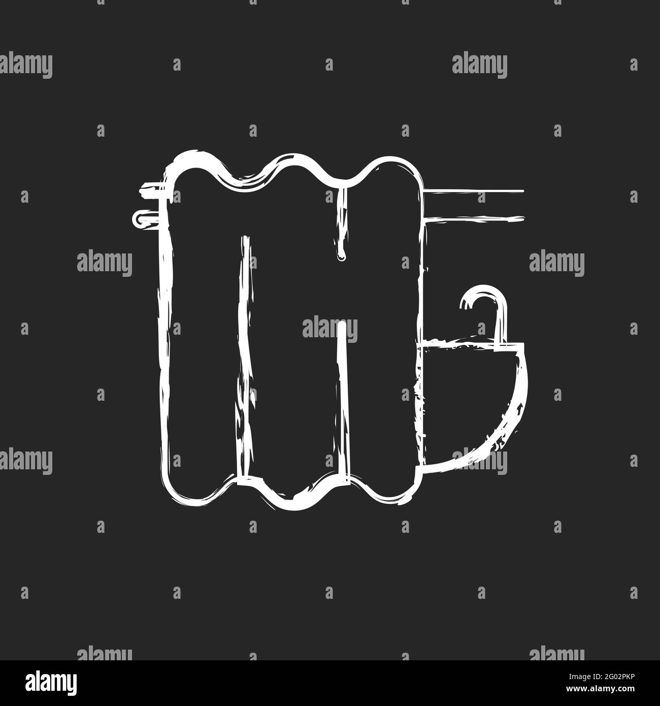 Black chalk and wash Stock Vector Images Alamy