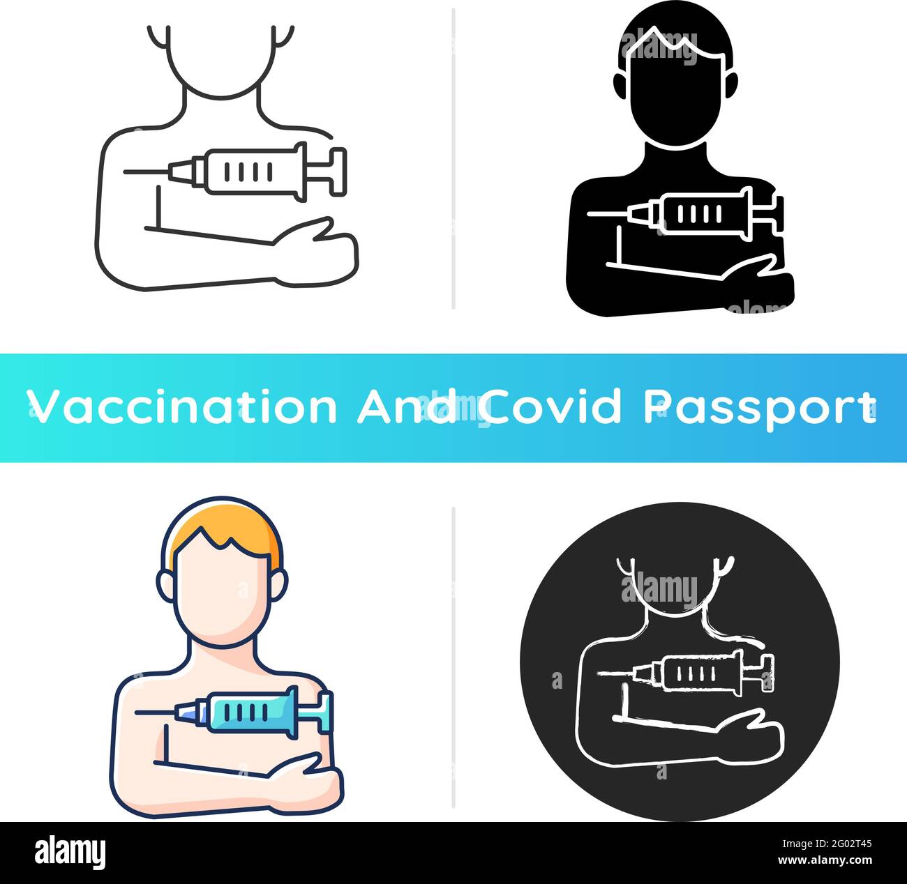 Injection in arm icon Stock Vector Image & Art - Alamy