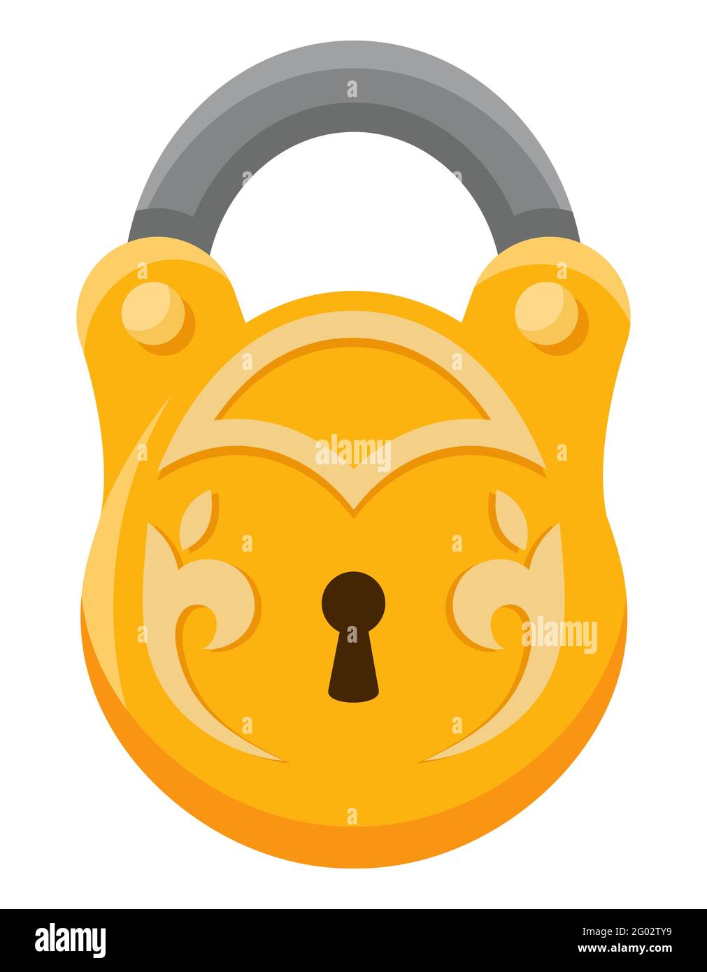 Padlock cartoon hi-res stock photography and images - Alamy