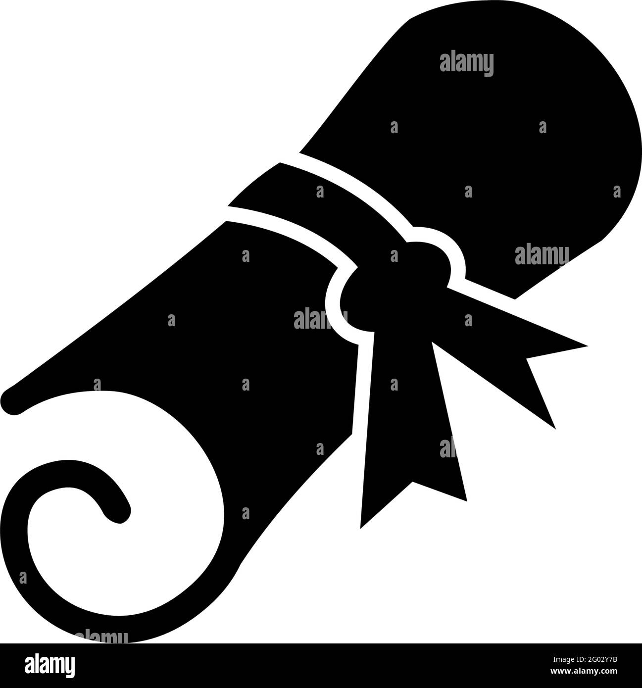Download Degree Scroll Black And White Stock Photos Images Alamy