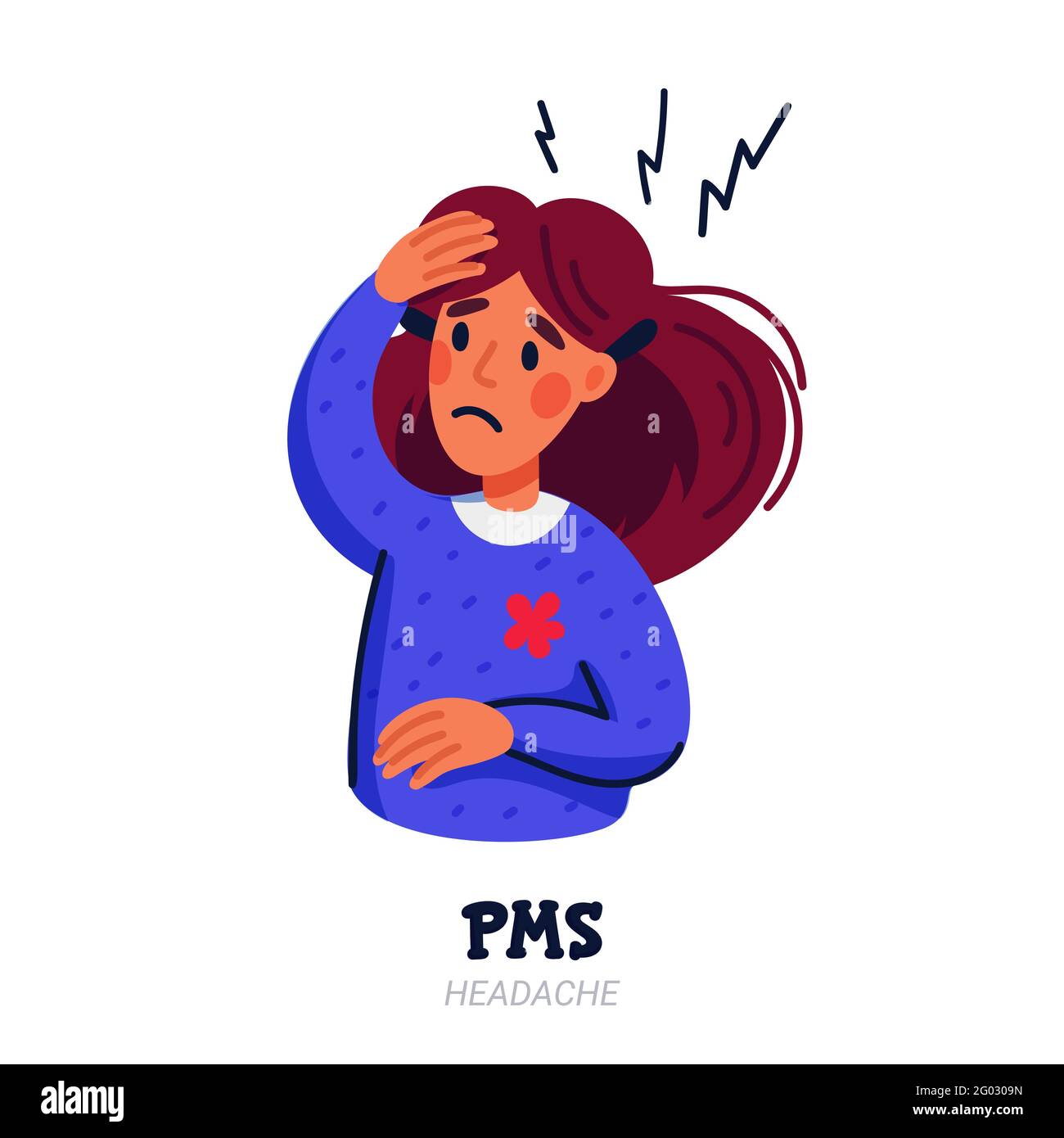 Sanitary pads and tampons Stock Vector Images Alamy