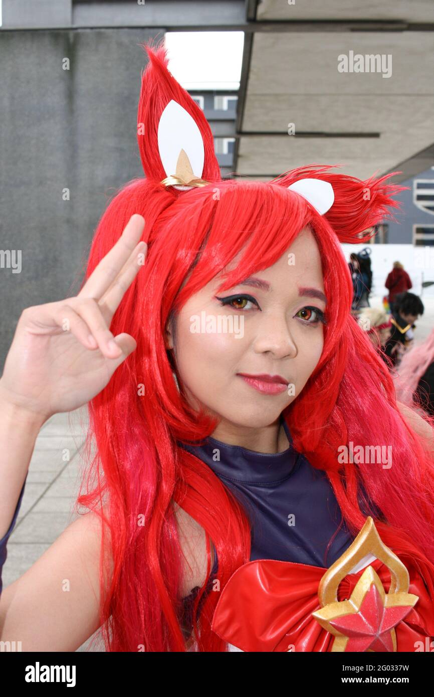 Cosplay at Comic Con London Stock Photo Alamy