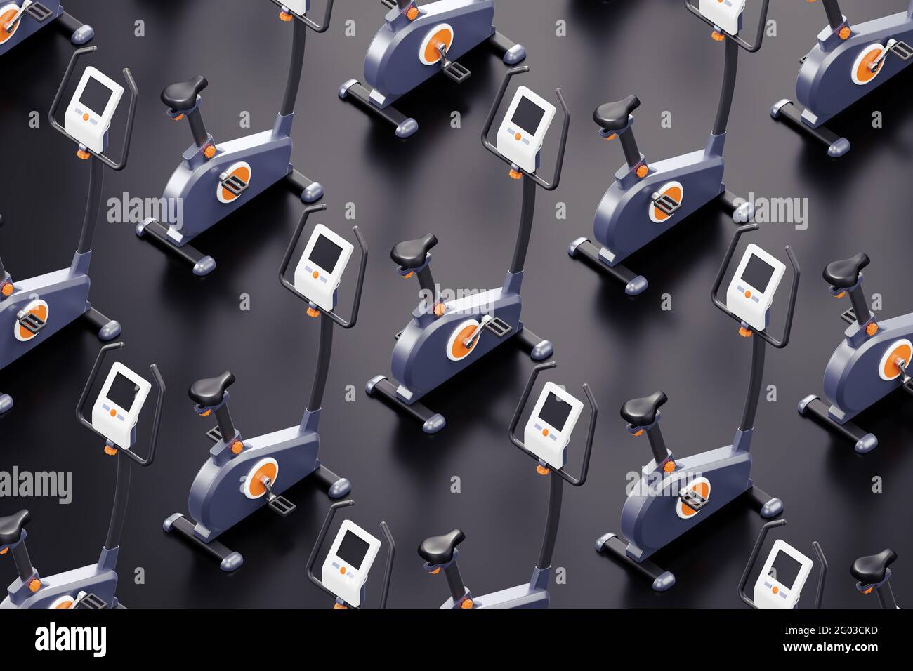 Cycle Machine Gym Bike Stock Photo Alamy