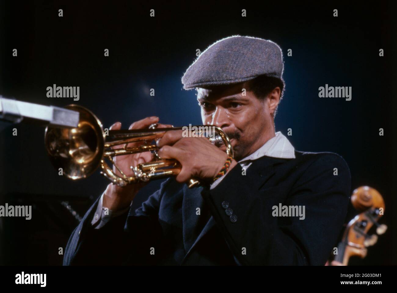 Woody Shaw Amerikanischer Jazz Trompeter Wahrend Eines Auftritts 1989 Woody Shaw American Jazz Trumpeter Performance 1989 Stock Photo Alamy