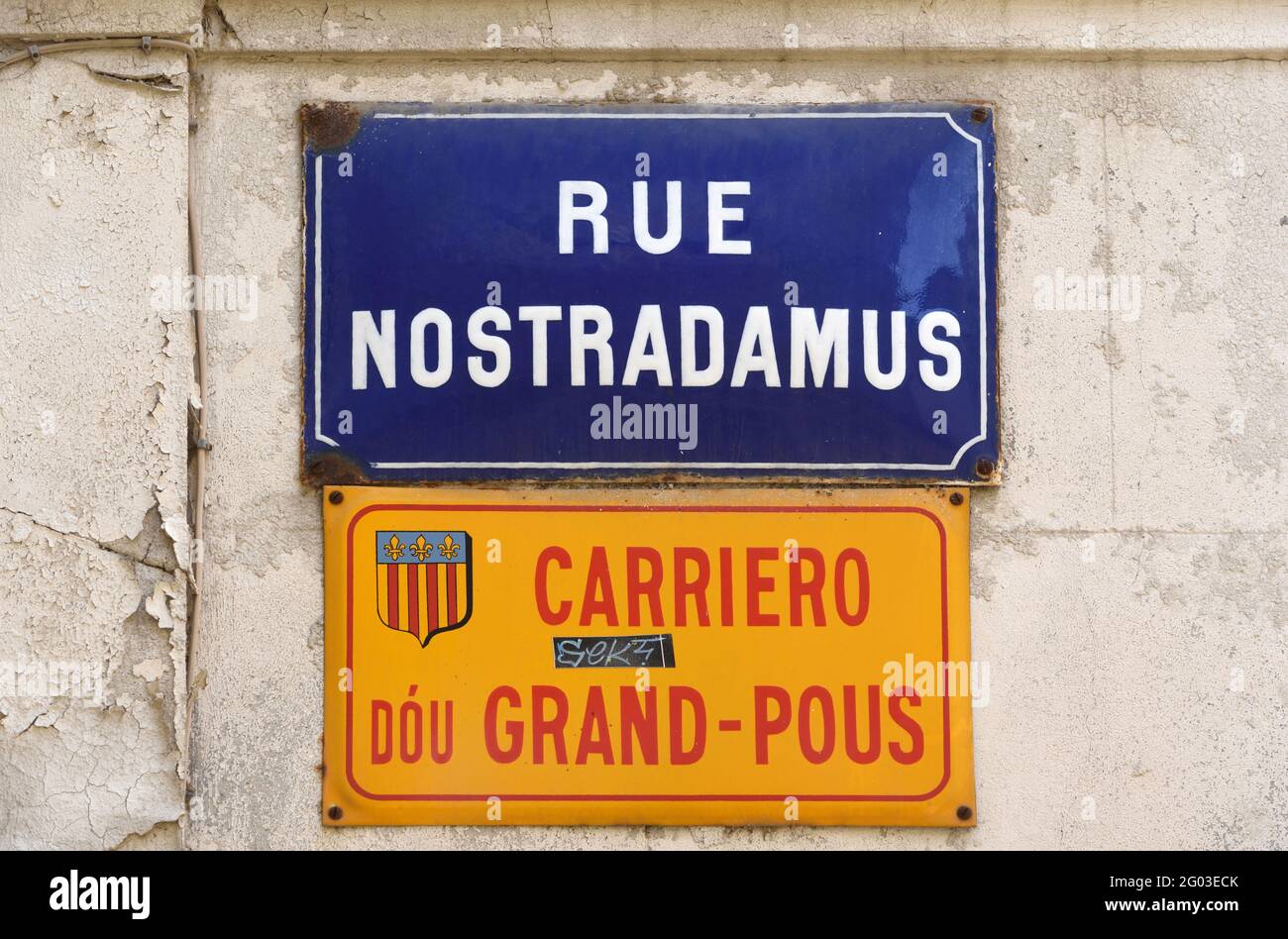 Provencal language hires stock photography and images Alamy