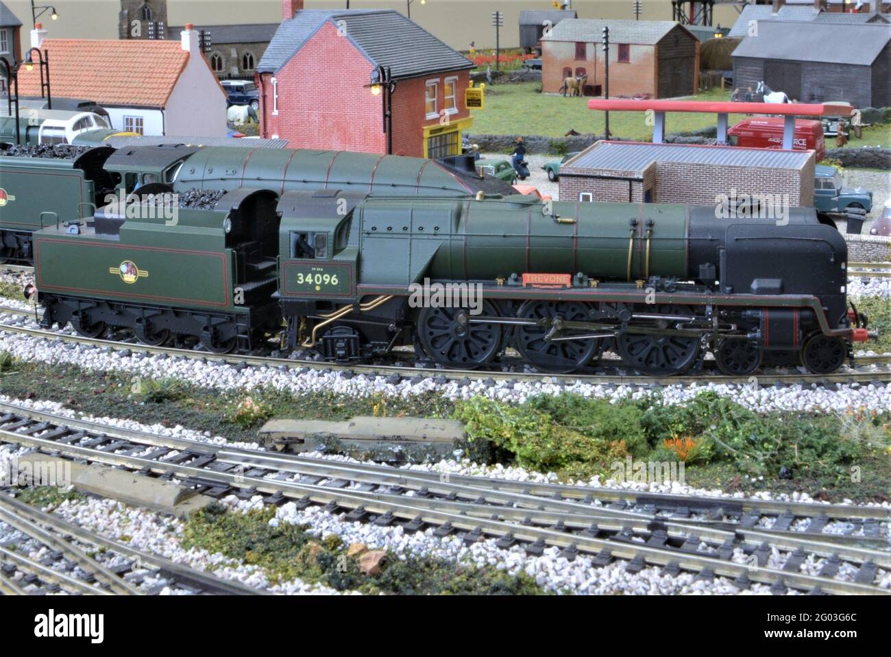 "Trevone" a model of a West Country Class locomotive Stock Photo - Alamy