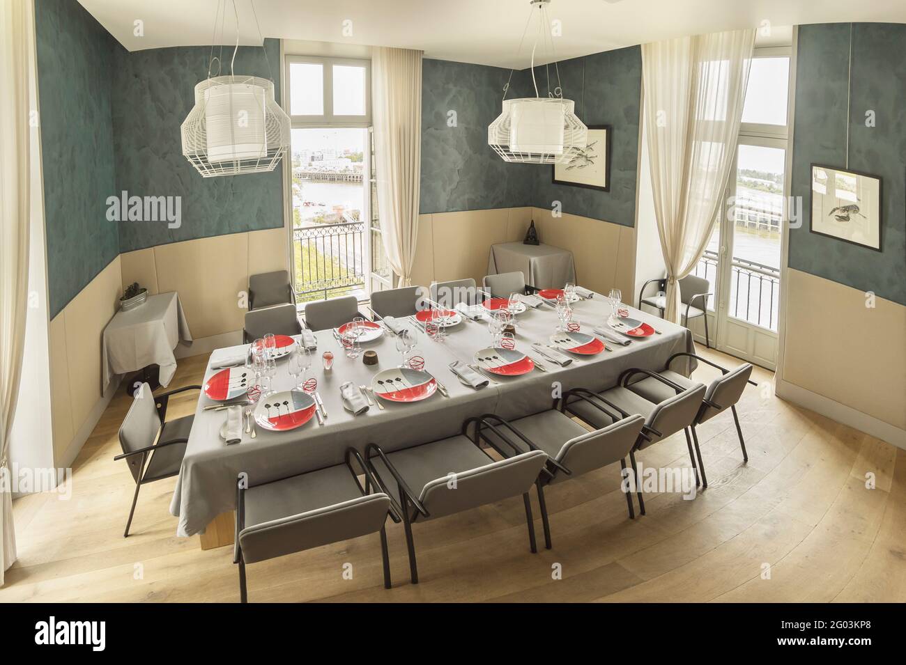 FRANCE LOIRE ATLANTIQUE (44) NANTES THE STARRED RESTAURANT L'ATLANTIDE 1874,