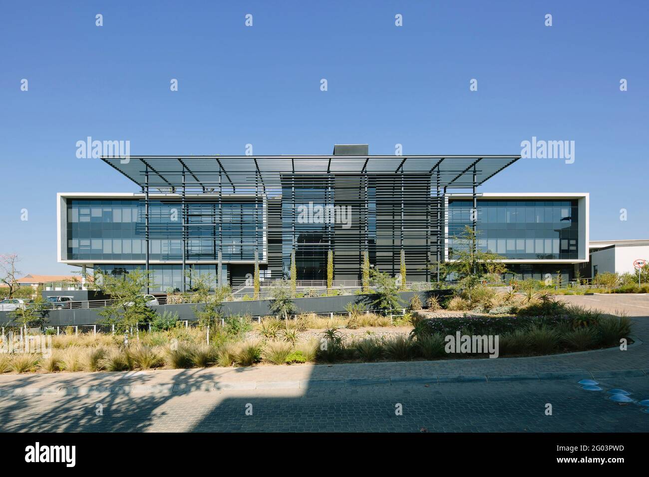 Building B North facade elevation. Knightsbridge Office Park