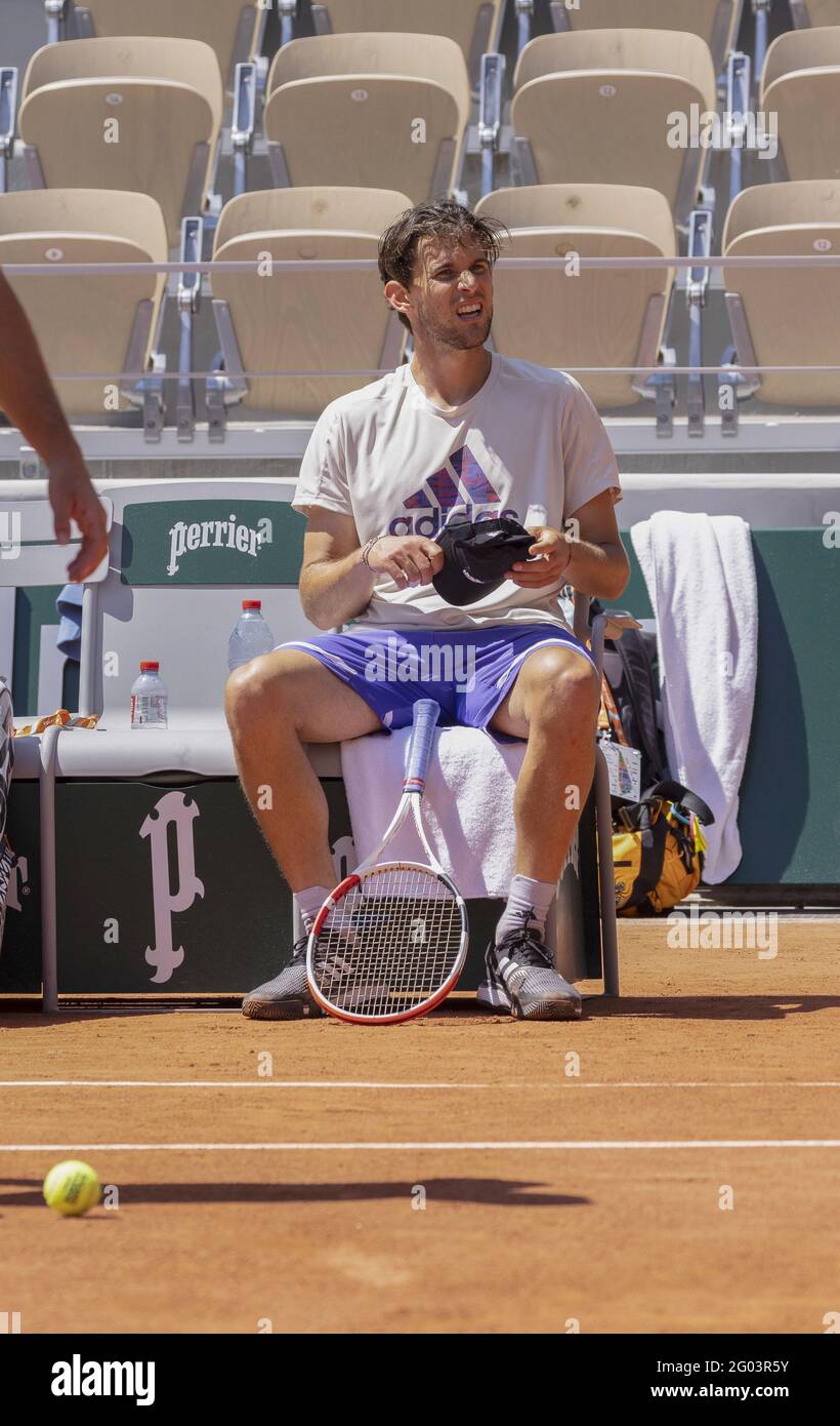 Dominic thiem practice hi-res stock photography and images - Alamy