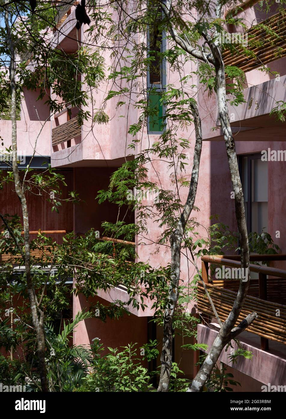 Exterior facade. Tulum Apartments, Tulum, Mexico. Architect Reyes Rios + Larrain Studio , 2019