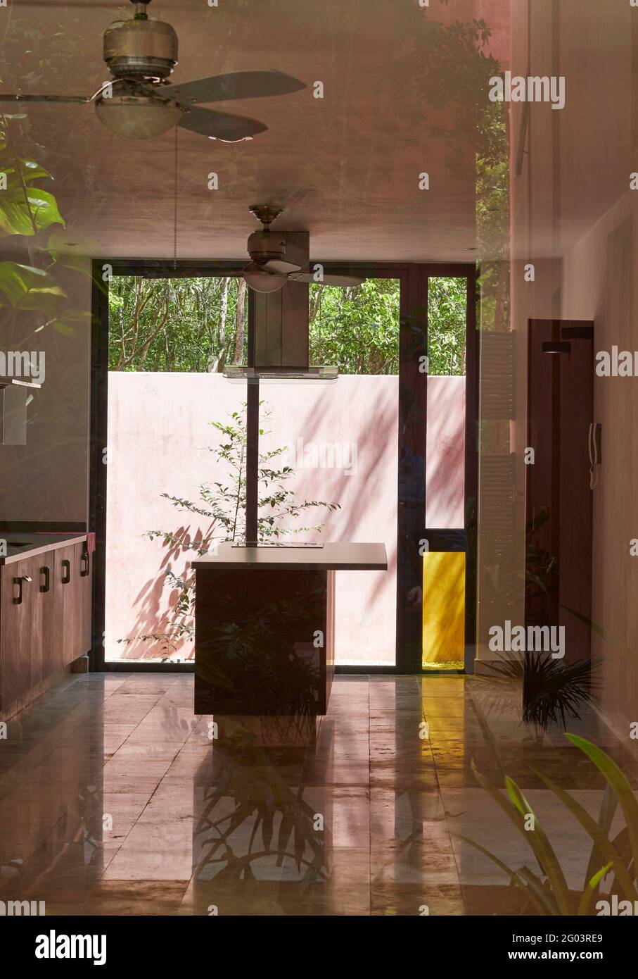 Apartment interior. Tulum Apartments, Tulum, Mexico. Architect Reyes Rios + Larrain Studio