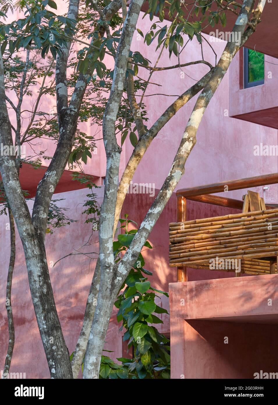 Apartment facades. Tulum Apartments, Tulum, Mexico. Architect Reyes Rios + Larrain Studio