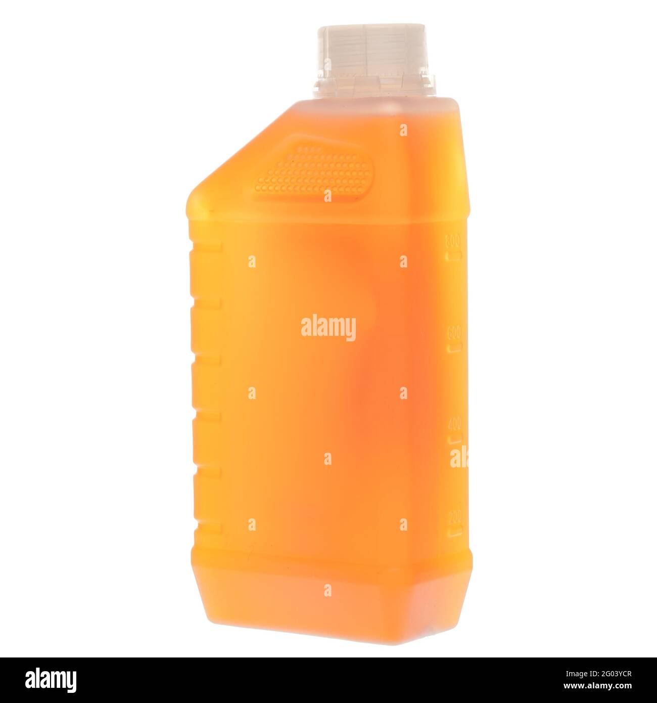 Rectangular chemical bottle. Plastic containers for liquids and