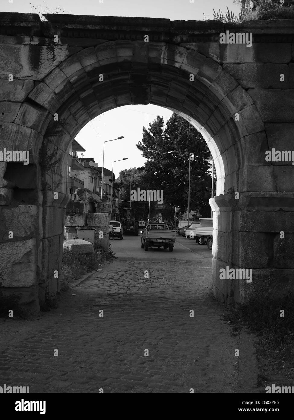 The Gates of Ancient Nicaea City Wall in period of Greek, Rome and Byzantium Stock Photo Alamy