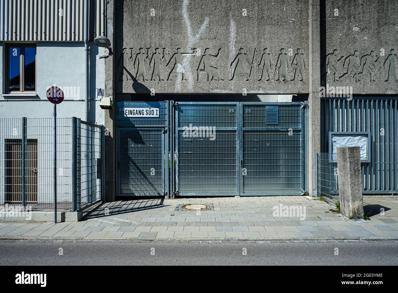 The municipal stadium on Grünwalder Straße, built in 1911, today the ...