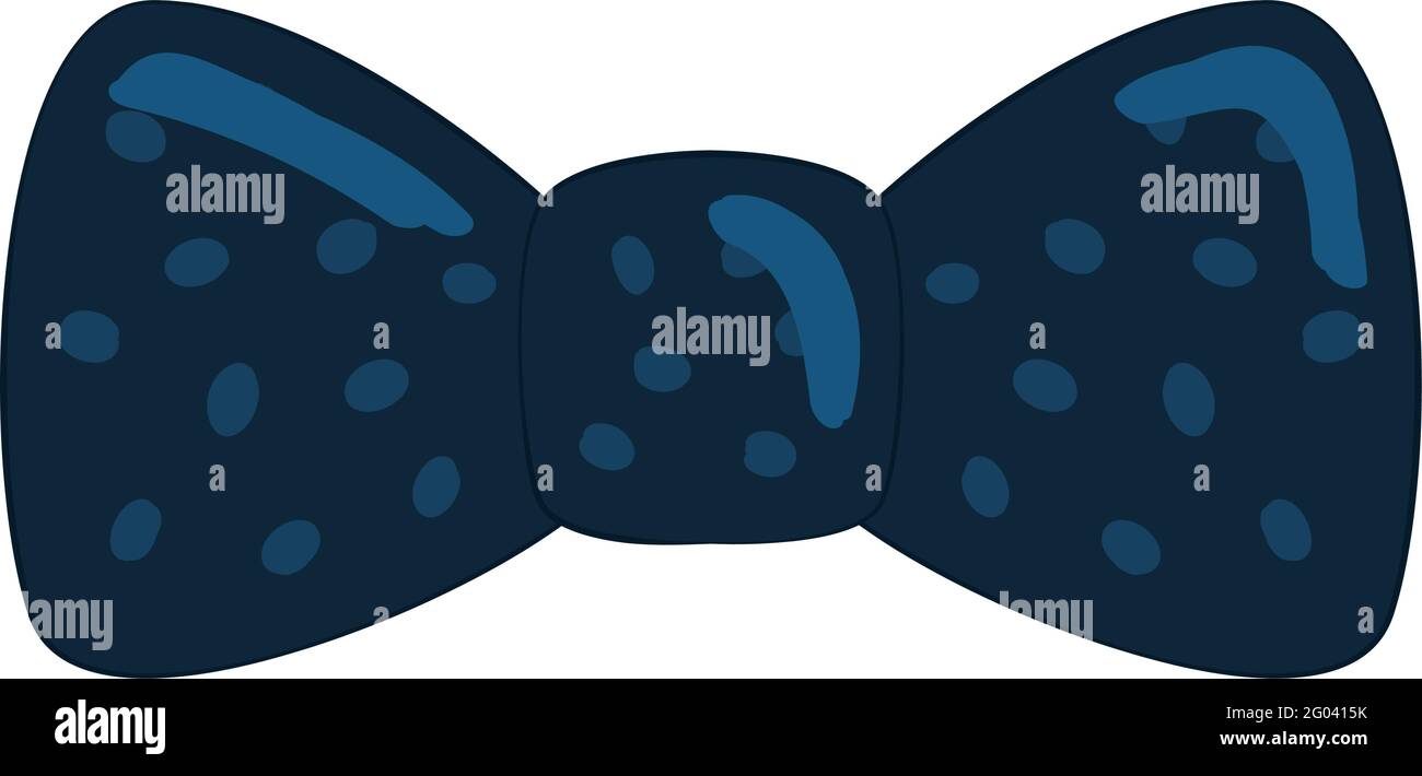 Isolated hipster trendy bowtie sketch Stock Vector