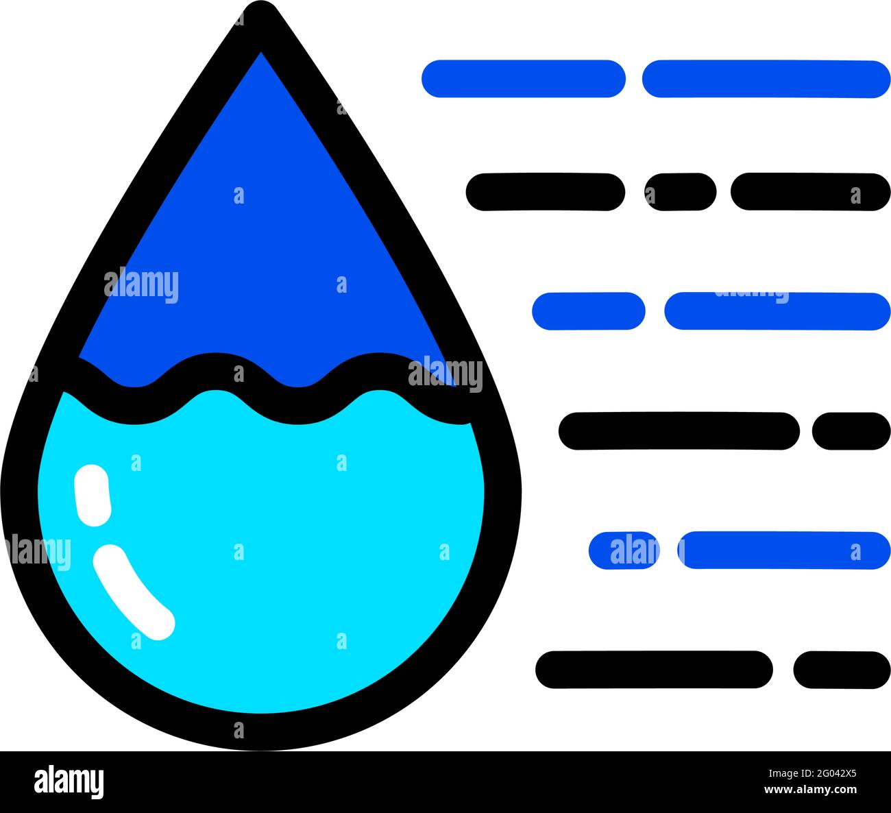 plastic water bottle delivery simple icon Stock Vector
