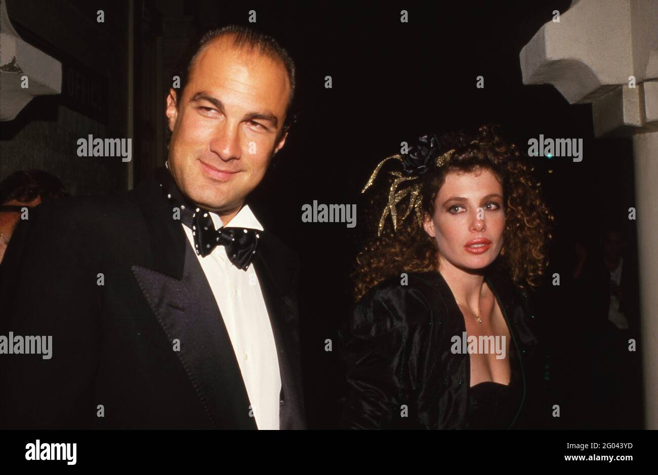Steven Seagal and Kelly LeBrock Circa 1988 Credit: Ralph Dominguez