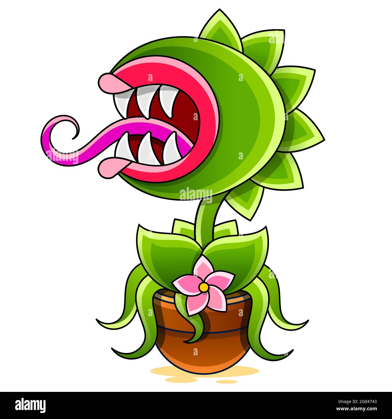 Cartoon venus fly trap hi-res stock photography and images - Alamy