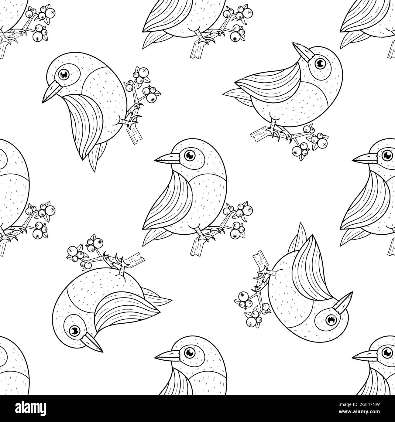 Treasures from Japan. Hand drawn seamless vector pattern with origami Stock Vector