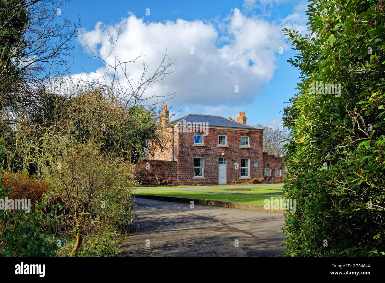 UK, West Yorkshire, Wakefield, Thornes Park, Thornes House Stock Photo