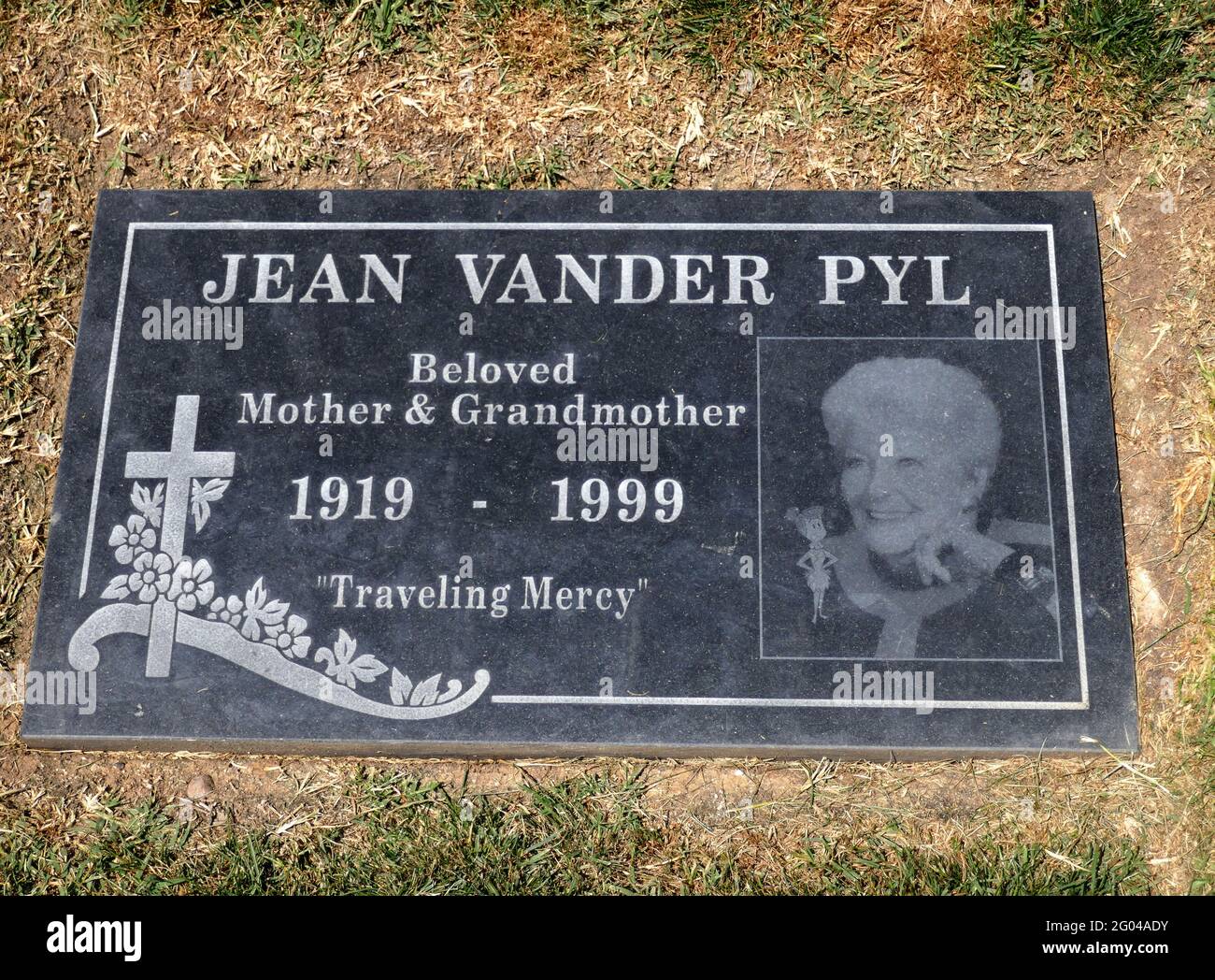 Lake Forest, California, USA 29th May 2021 A general view of atmosphere of  actress Jean Vander Pyl's Grave at Ascension Cemetery in Lake Forest,  California, USA. She was best known for the