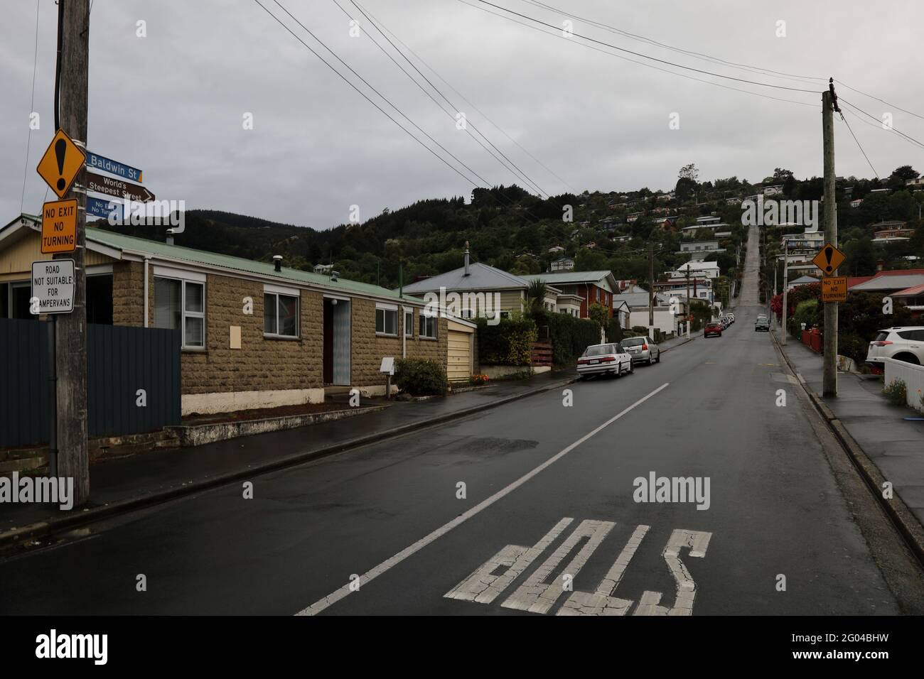 Dunedin Baldwin Street Steilste Straße der Welt / Dunedin Baldwin
