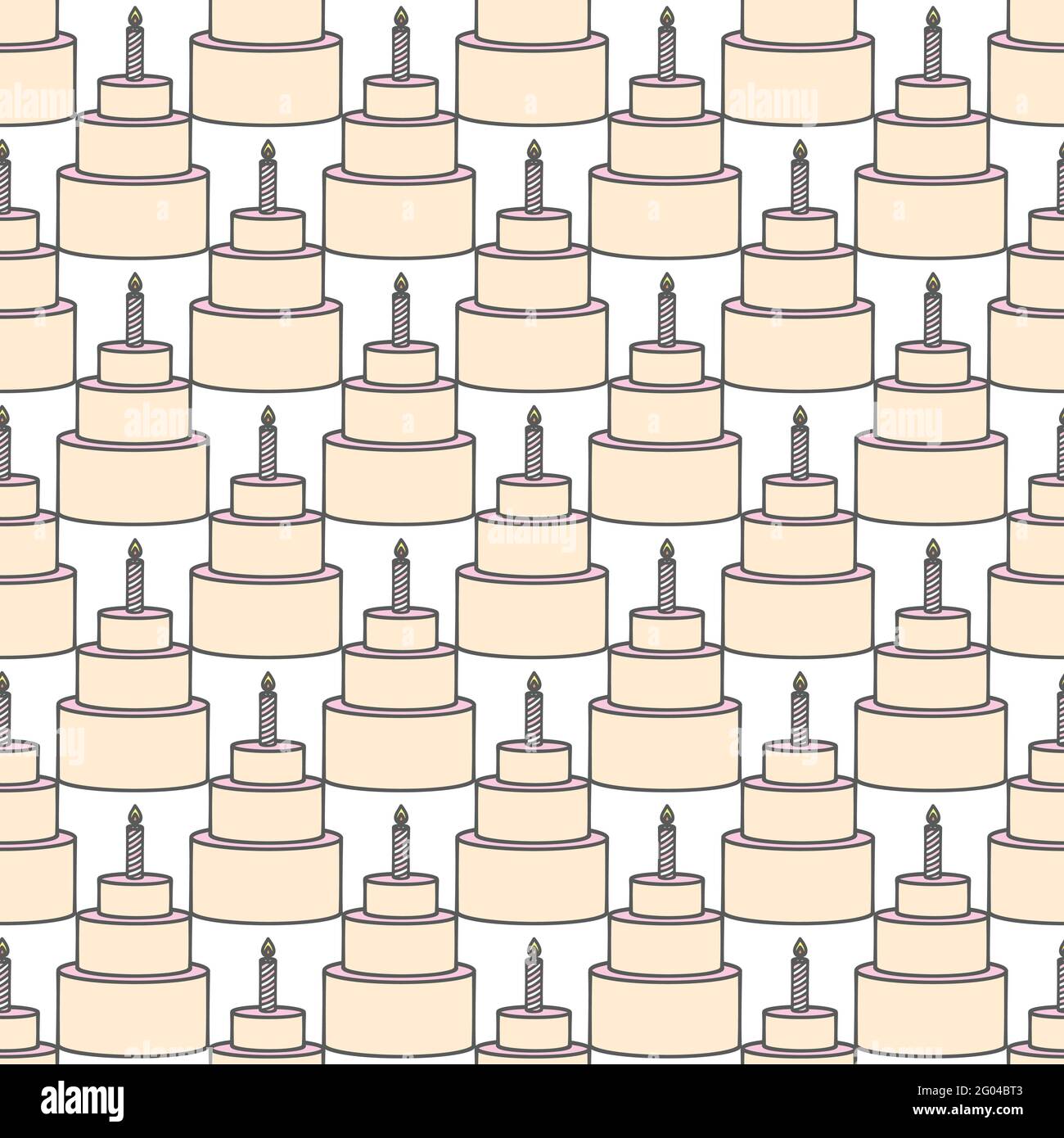 Sweet pattern. Seamless background for a cake and cupcake celebration ...