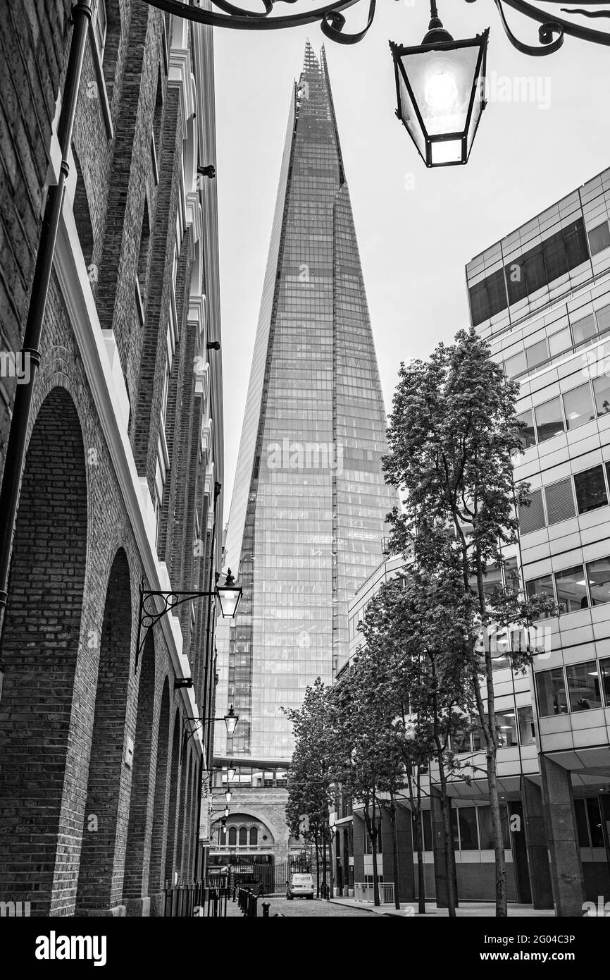 London, UK; May 11th 2018: The Shard from the street Stock Photo
