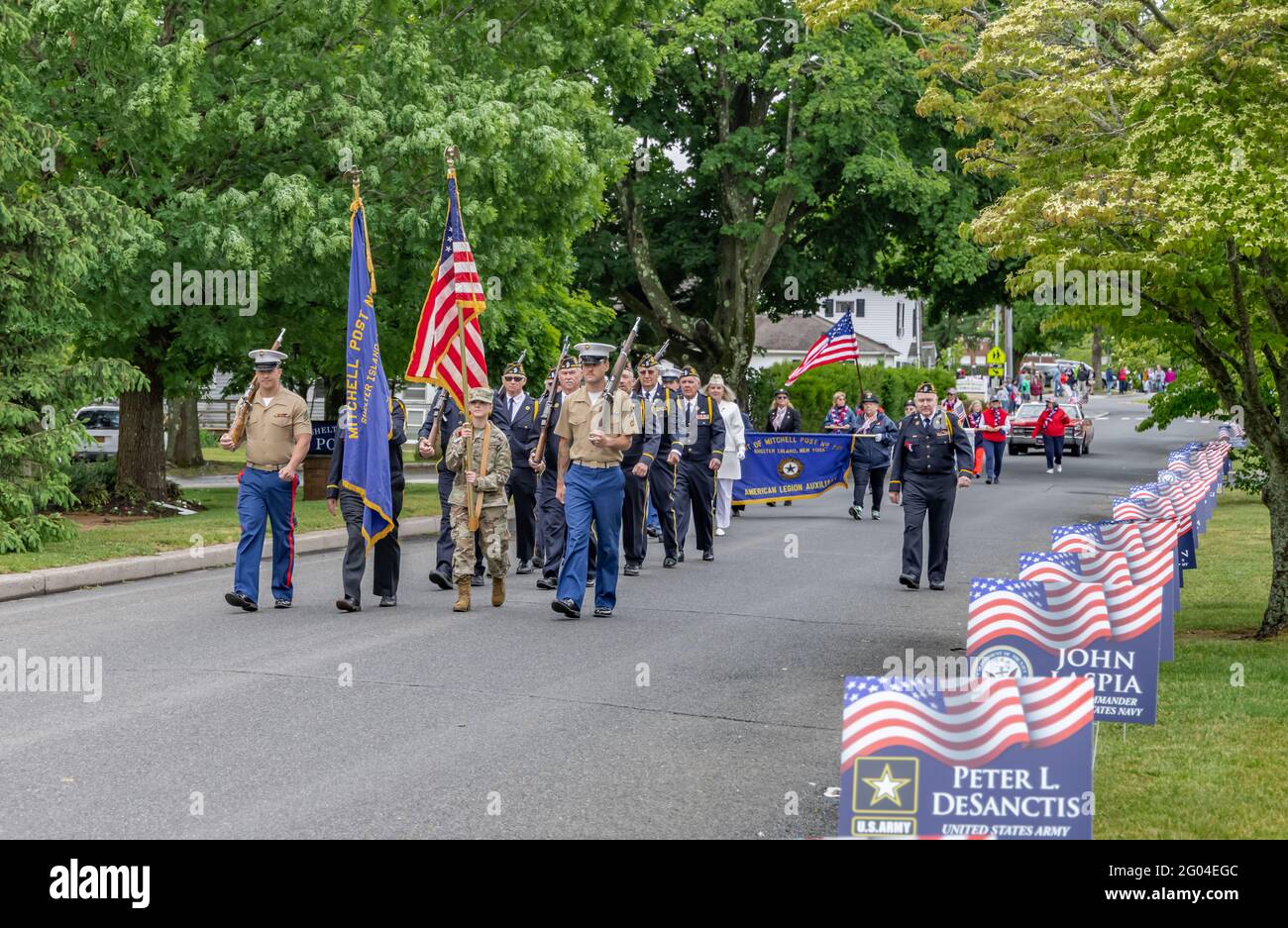 Shelter Island Memorial Day Parade, Shelter Island, NY Stock Photo Alamy