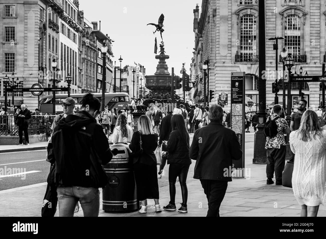 London around the West End and Soho Stock Photo - Alamy